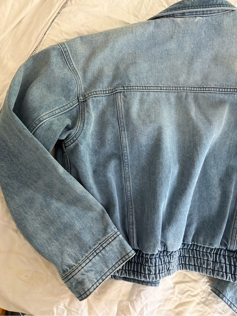 The Kooples Light Blue Denim Jacket - Picture 6 of 10